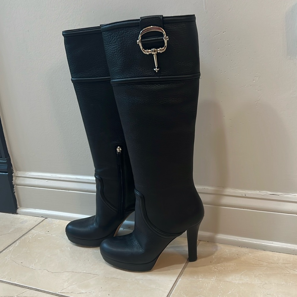 Gucci knee high boots